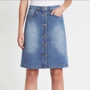 FRAME DENIM VINTAGE BOOT SKIRT Sz 23